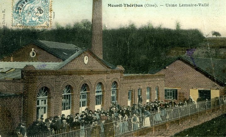 Le Mesnil Théribus, l'usine